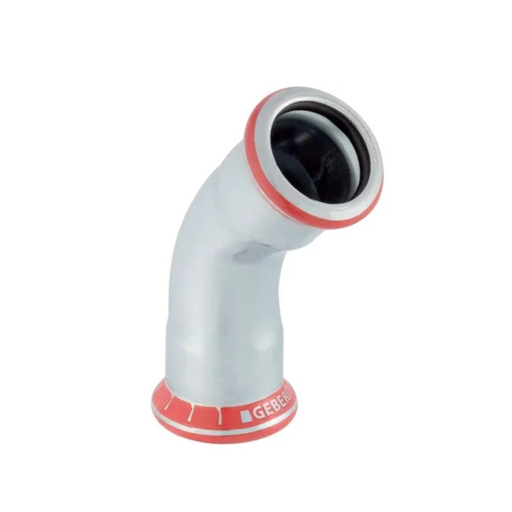 Geberit Mapress szénacél ívidom, 45°, d88.9 20610