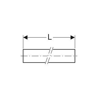 Geberit Mapress rozsdamentes acél rendszercső, CrNiMo, nagy köteg, d18, 1.4401 39003