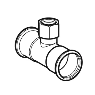 Geberit Mapress rozsdamentes acél belső menetes T-idom 54-3/4"-54 31321 Geberit Mapress rozsdamentes acél belső menetes T-idom 54-3/4"-54 31321