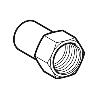 Geberit Geberit Mapress Therm adapter belső menettel és sima véggel 40936