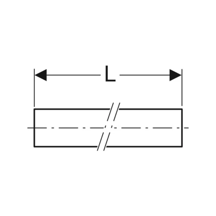 Geberit Mapress Therm rozsdamentes acél rendszercső CrTi, d35, 1.4520, ivóvízhez nem alkalmas 49106