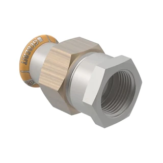 Geberit Mapress Therm rozsdamentes acél BM átmeneti csatlakozó idom, d54, Rp 2 ", ivóvízhez nem alkalmas 45409