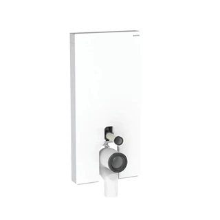 Geberit Monolith szanitermodul talpon álló WC-hez, 101 cm, fehér üveg 131.002.SI.5