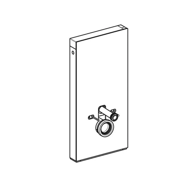 Geberit Monolith szanitermodul fali WC-hez, 101 cm, fehér üveg 131.021.SI.5