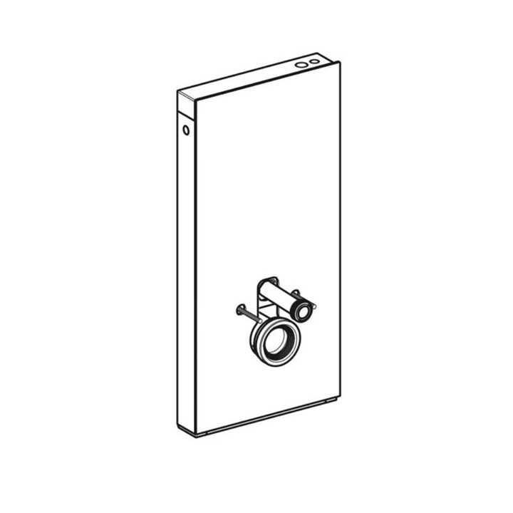 Geberit Monolith Plus szanitermodul fali WC-hez, 101 cm, fehér üveg 131.221.SI.5