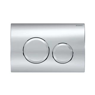 Geberit Delta20 nyomólap 2 mennyiséges öblítéshez - fényes króm 115.127.21.1