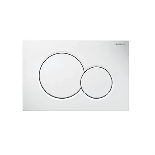 Geberit Sigma01 működtetőlap, 2 mennyiséges öblítéshez, alpin fehér 115.770.11.5