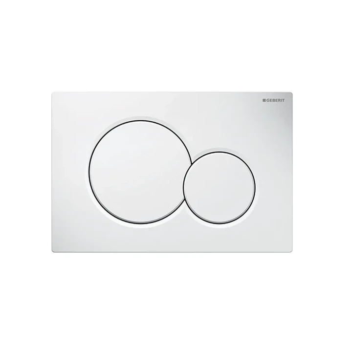 Geberit Sigma01 működtetőlap, 2 mennyiséges öblítéshez, alpin fehér 115.770.11.5