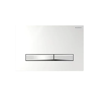 Geberit Sigma50 működtetőlap, 2 mennyiséges öblítéshez, krómozott/fényes króm 115.788.21.2