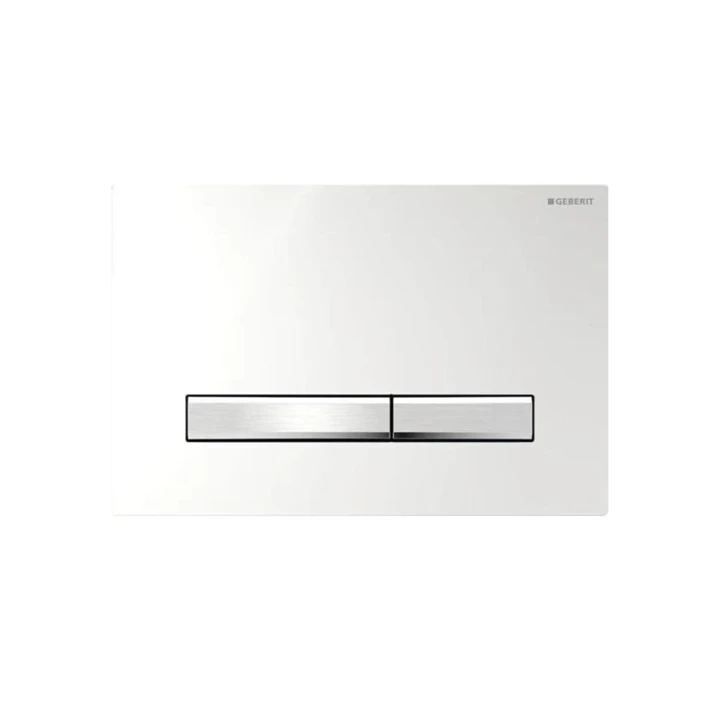 Geberit Sigma50 működtetőlap, 2 mennyiséges öblítéshez, krómozott/fényes króm 115.788.21.2