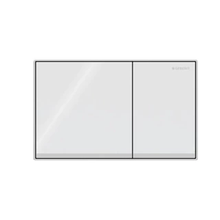 Geberit Sigma60 működtetőlap, 2 mennyiséges, falsíkba ágyazott, fehér/tükrös, magasfényű krómozott 115.640.SI.1 Geberit Sigma60 működtetőlap, 2 mennyiséges, falsíkba ágyazott, fehér/tükrös, magasfényű krómozott 115.640.SI.1
