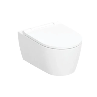 Geberit ONE fali WC-csésze, TurboFlush, WC-ülőkével, mélyöblítésű, 54cm, fehér, KeraTect® 500.201.01.1