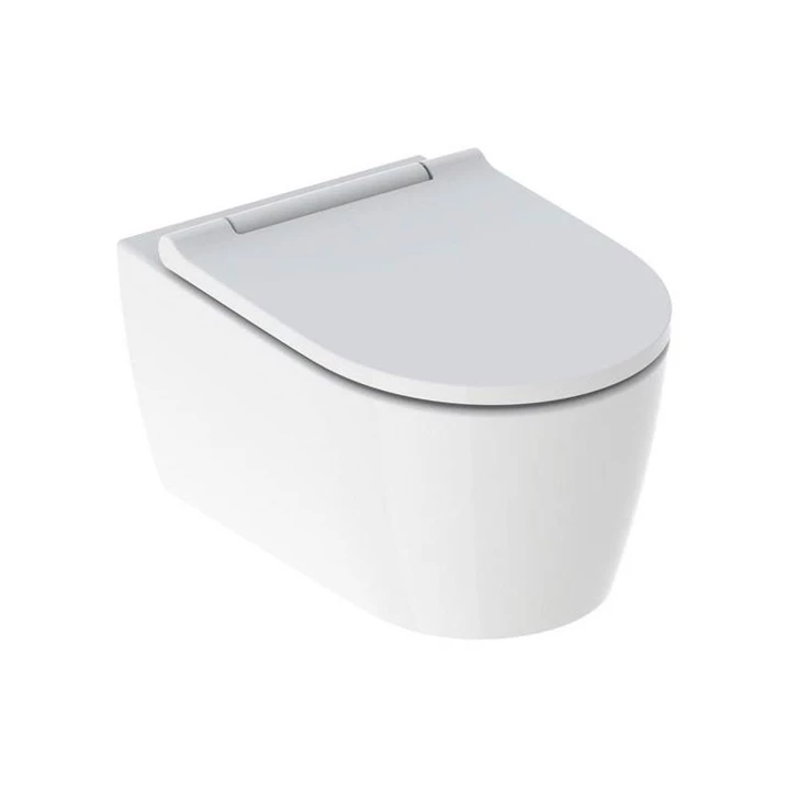 Geberit ONE fali WC-csésze, TurboFlush, WC-ülőkével, mélyöblítésű, 54cm, fehér, KeraTect® 500.201.01.1