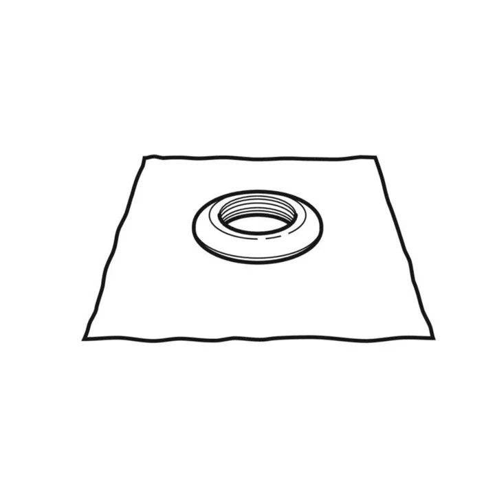 Geberit nedvesség elleni védelem fal- és födémátvezetésekhez EPDM fóliával, d110 367.673.00.1