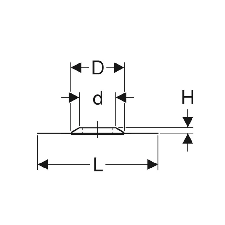 Geberit nedvesség elleni védelem fal- és födémátvezetésekhez EPDM fóliával, d110 367.673.00.1