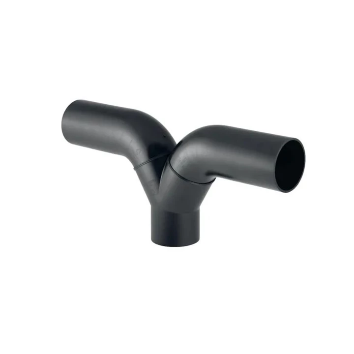 Geberit PE 2 x 90°-os hosszú szárú nadrágidom, d110/110 367.458.16.1