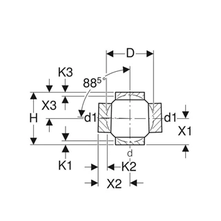 Geberit PE 88,5°-os kettős gömbelágazó idom, csatlakozók 180°-os szögben, d125/110 368.285.16.1