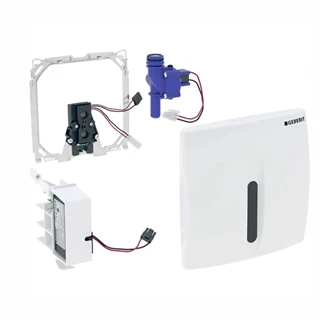 Geberit elektronikus vizeldevezérlés, hálózati, műanyag takarólap, Basic, alpin fehér 115.817.11.5