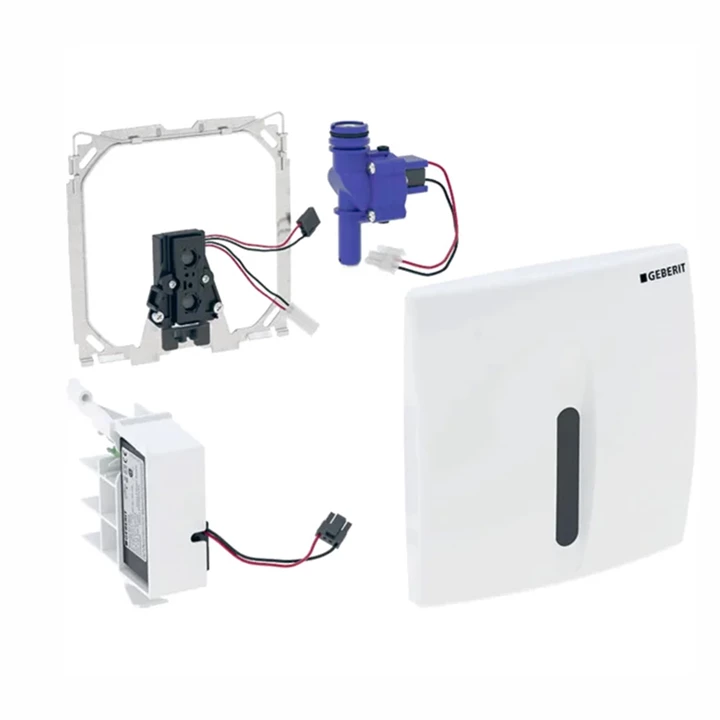Geberit elektronikus vizeldevezérlés, hálózati, műanyag takarólap, Basic, alpin fehér 115.817.11.5