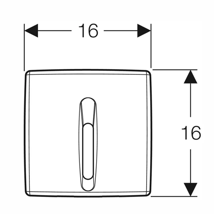 Geberit elektronikus vizeldevezérlés, hálózati, műanyag takarólap, Basic, alpin fehér 115.817.11.5