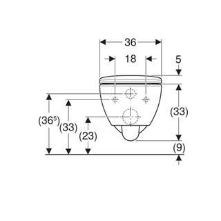 Geberit Selnova fali WC mélyöblítésű készlet, Premium, részben zárt forma, WC-ülőkével 501.991.00.1
