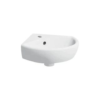 Geberit Selnova sarok kézmosó, 41.4x16.4x41.2cm, csaplyuk középen, túlfolyóval 500.326.01.1 Geberit Selnova sarok kézmosó, 41.4x16.4x41.2cm, csaplyuk középen, túlfolyóval 500.326.01.1