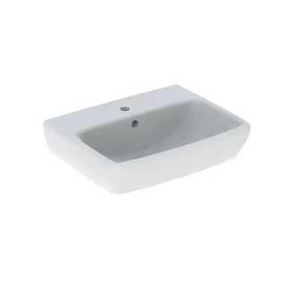 Geberit Selnova Square kézmosó 50x42 cm szögletes, csaplyukkal, túlfolyóval 500.310.01.7