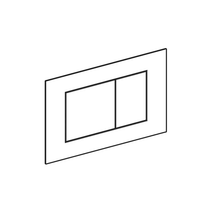 Geberit Sigma40 működtetőlap 2 mennyiséges öblítéshez, square, fehér 115.629.SI.1 Geberit Sigma40 működtetőlap 2 mennyiséges öblítéshez, square, fehér 115.629.SI.1