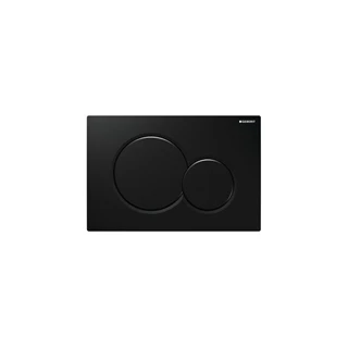 Geberit Sigma01 működtetőlap, 2 mennyiséges öblítéshez, fekete RAL 9005 115.770.DW.5