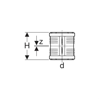 Geberit Silent-PP karmantyú, d50 390.216.14.1 Geberit Silent-PP karmantyú, d50 390.216.14.1