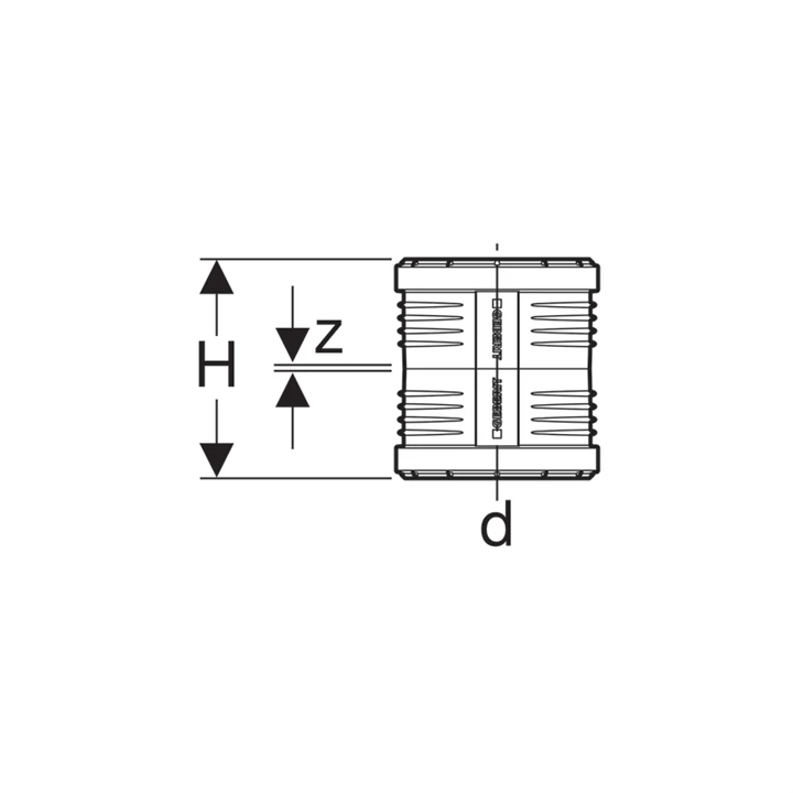 Geberit Silent-PP karmantyú, d50 390.216.14.1 Geberit Silent-PP karmantyú, d50 390.216.14.1