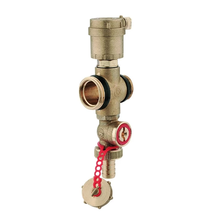 Giacomini végelem négy utas 1", komplett automata légtelenítővel R554AY001