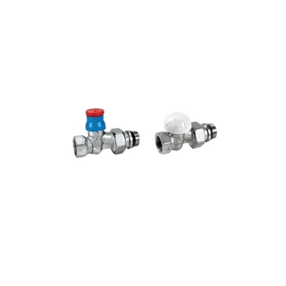 Giacomini radiátor szelep szett egyenes 1/2" R27KX133