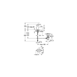 Grohe BauLoop bidé csaptelep 23338000