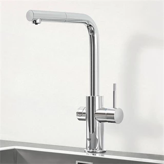 Grohe Blue Professional készlet kihúzható fejjel, szénsavadagolóval, L alakú kifolyóval, króm 31326002