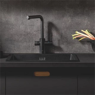 Grohe Blue Pure Minta Szűrőcsap kihúzható gyöngyöztetővel, fekete 30590KF0 Grohe Blue Pure Minta Szűrőcsap kihúzható gyöngyöztetővel, fekete 30590KF0