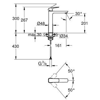 Grohe Egykaros mosdócsaptelep 1/2” XL-es méret 1017290000 Grohe Egykaros mosdócsaptelep 1/2” XL-es méret 1017290000