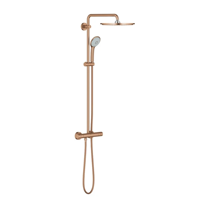 Grohe uphoria System 310 Zuhanyrendszer termosztátos csapteleppel, falra szereléshez, Brushed Warm Sunset szín 26075DL0