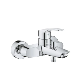 Grohe Eurosmart 2021 fali kádtöltő csaptelep, automata zuhanyváltóval, króm 33300003 Grohe Eurosmart 2021 fali kádtöltő csaptelep, automata zuhanyváltóval, króm 33300003