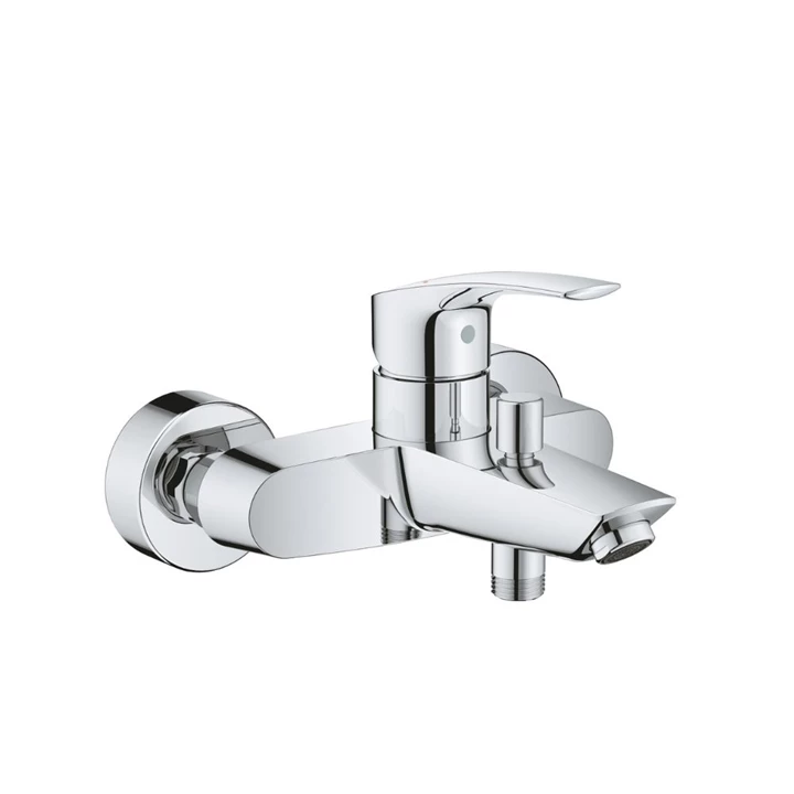 Grohe Eurosmart 2021 fali kádtöltő csaptelep, automata zuhanyváltóval, króm 33300003 Grohe Eurosmart 2021 fali kádtöltő csaptelep, automata zuhanyváltóval, króm 33300003