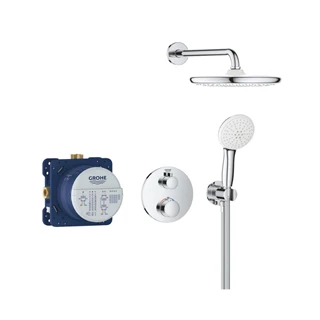 Grohe Grohtherm rejtett zuhanyrendszer Tempesta 250 fejzuhannyal (kerek forma) 34872000