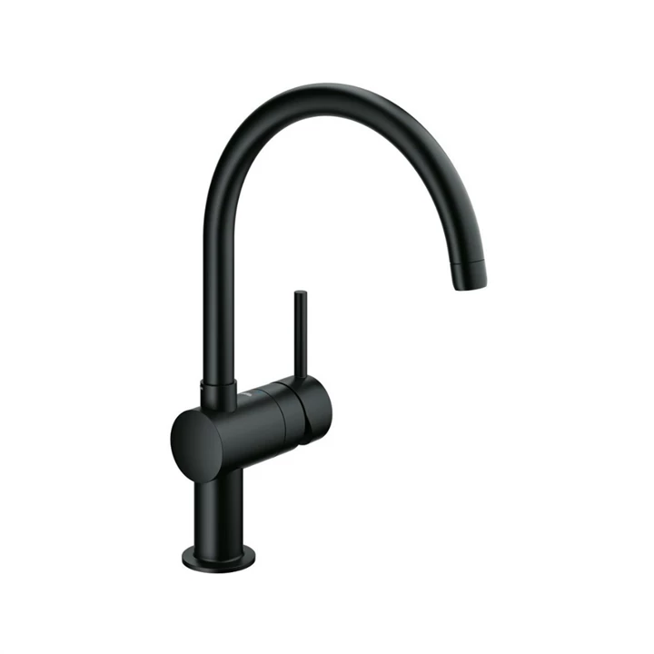 Grohe mosogatócsap bársony fekete álló, "c" kifolyós 32917KS0 Grohe mosogatócsap bársony fekete álló, "c" kifolyós 32917KS0