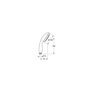 Grohe Tempesta 100 kézizuhany 27597001 Grohe Tempesta 100 kézizuhany 27597001