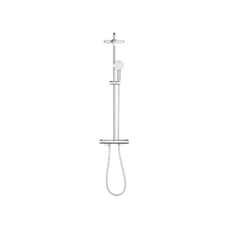 Grohe Tempesta System 210 termosztátos zuhanyrendszer, kerek fejzuhannyal, króm 26811001