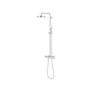 Grohe Tempesta System 210 termosztátos zuhanyrendszer, kerek fejzuhannyal, króm 26811001