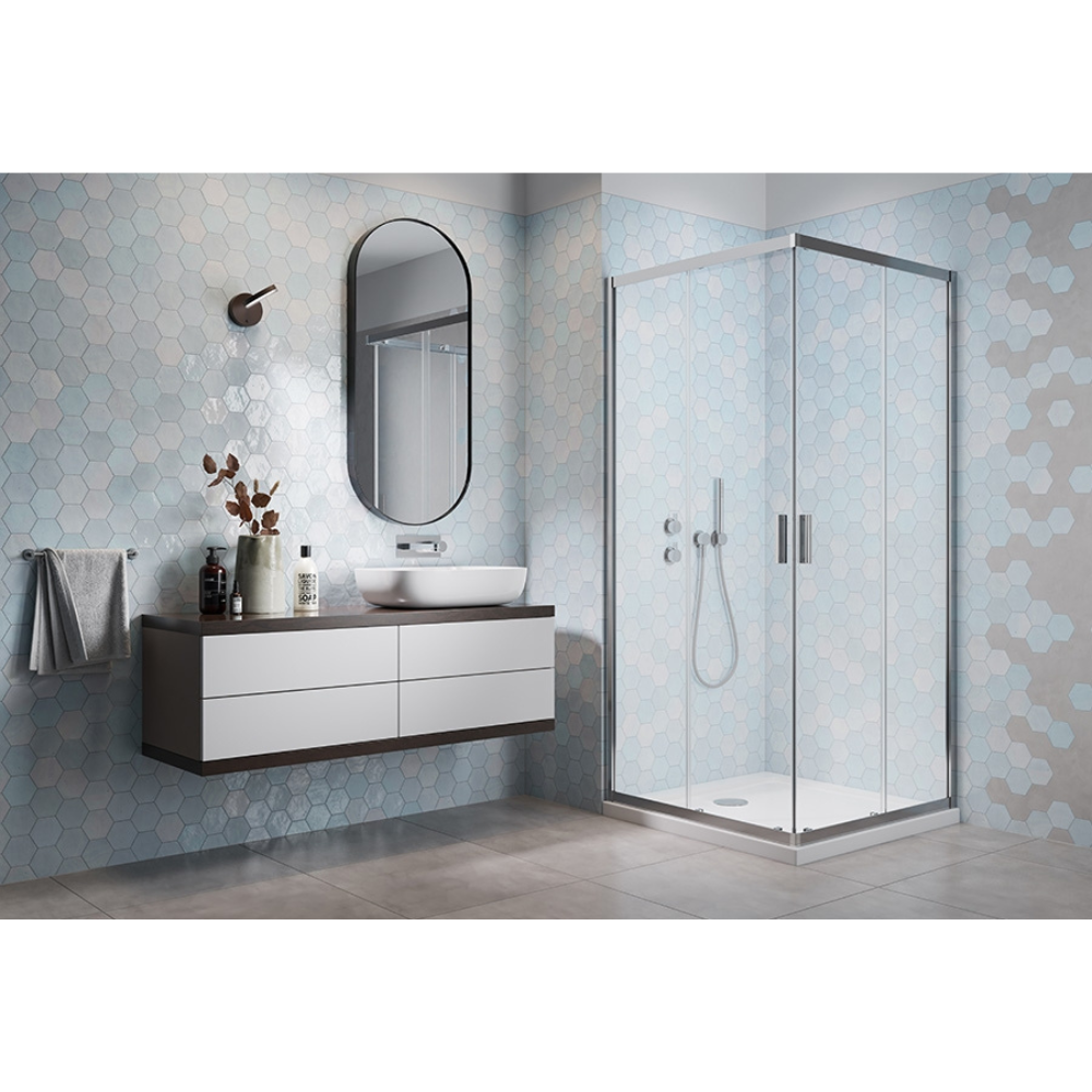 H2O Comfort C 80×80 cm szögletes zuhanykabin 10238080-01-01