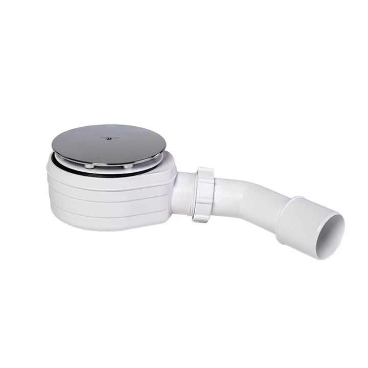 H2O Standard Nero A zuhanytálca íves 80x80x14 + szifon 12315