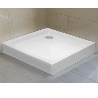 H2O Standard Nero C zuhanytálca szögletes 80x80x14 + szifon 12317