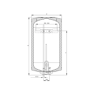 Hajdu AQ ECO 200 ErP Aquastic elektromos forróvíztároló 200 l, függőleges 2112413540