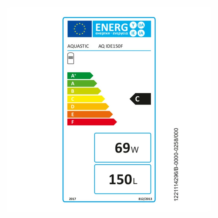 Hajdu AQ IDE 150F Aquastic indirekt fűtésű tároló, fali, 150 l 2142131627 Hajdu AQ IDE 150F Aquastic indirekt fűtésű tároló, fali, 150 l 2142131627